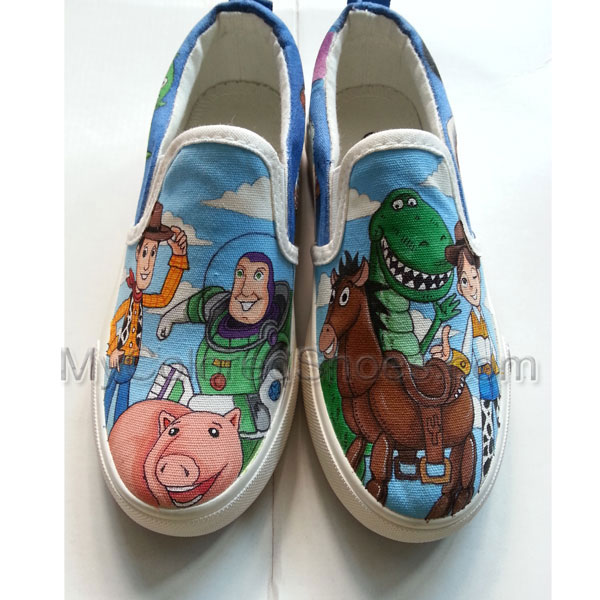 Hand painted Toy Story Canvas Shoes 